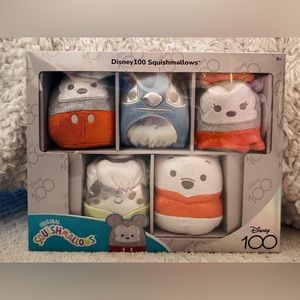 Squishmallows Original Disney100 Limited Edition 5" - 5 Pack Plush Set -